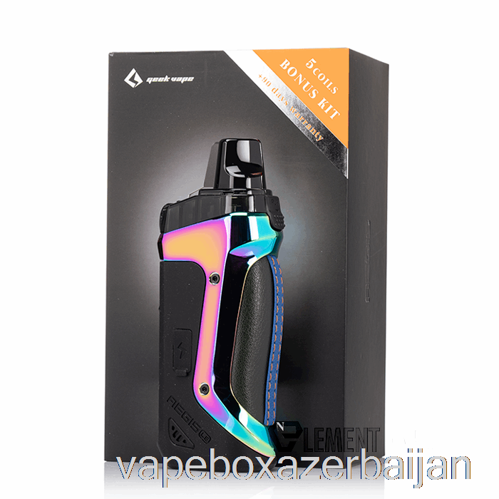 Vape Box Azerbaijan Geek Vape AEGIS BOOST 40W Pod Mod Kit LE Bonus Kit - Rainbow